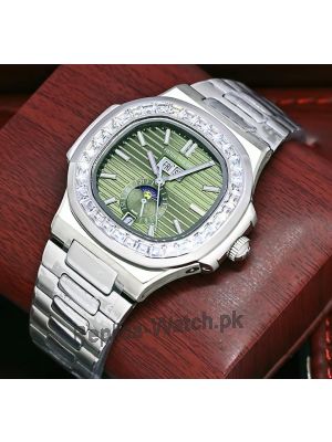 Patek Philippe Nautilus Diamond Bezel Watch Price in Pakistan