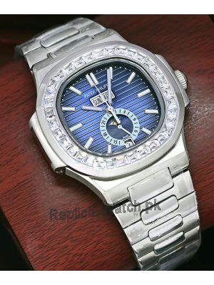 Patek Philippe Nautilus Diamond Bezel Watch Price in Pakistan